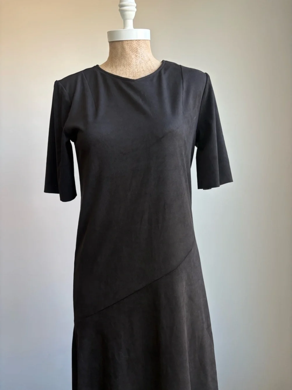 Lysse Sadie Asymmetric Dress - Black XS NWT